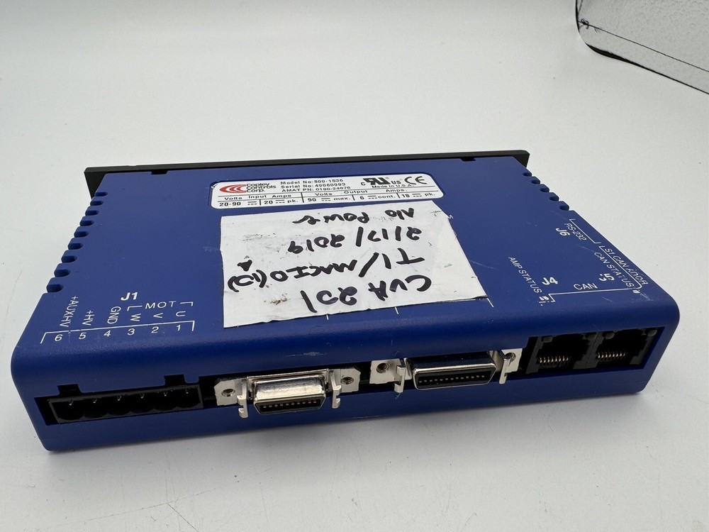part APPLIED MATERIALS COPLEY ACCELNET SERVO MOTOR CONTROL 800-1536 0190-24676 B