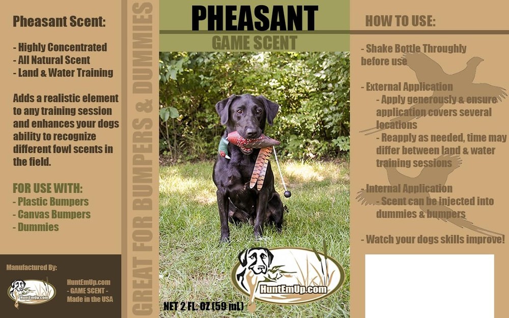 Ultimate Pheasant Hunting Training Scent - Pheasant Dog Training Scent with R...