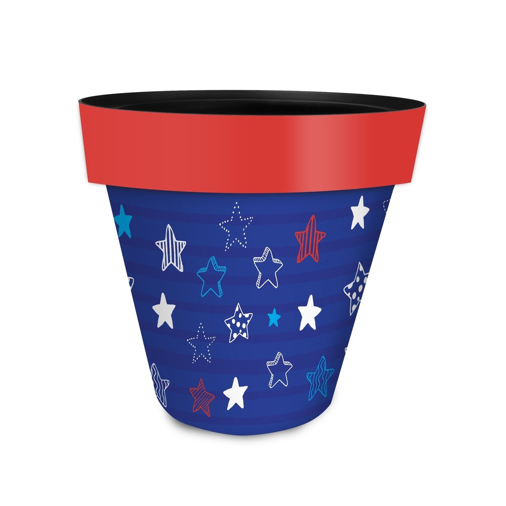 Briarwood Lane Everyday Star Spangled Medium Planter 11" Diameter