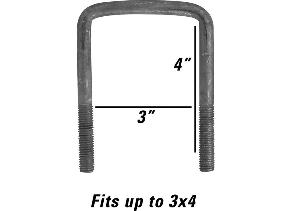 Extreme Max 3006.6812 Galvanized Trailer Tongue Step - Double, Silver