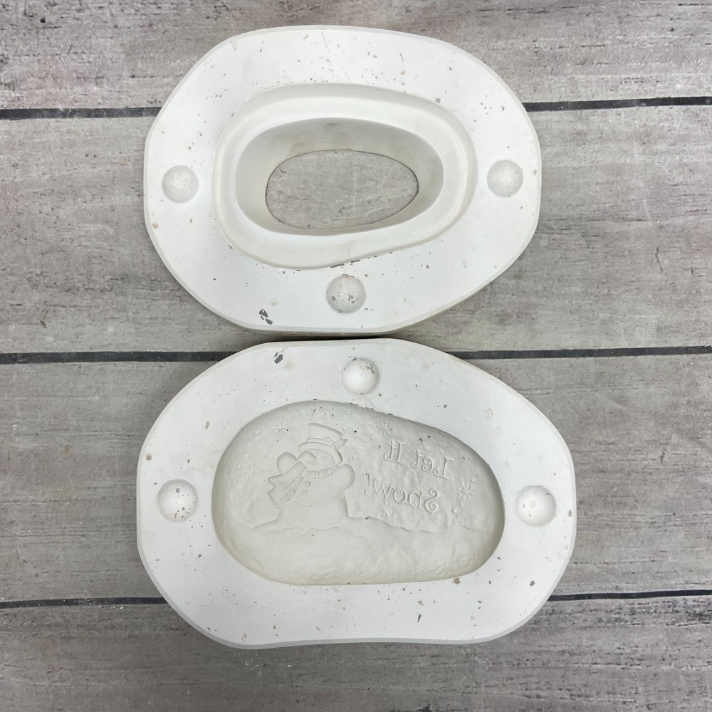 OPI Ceramic Casting Mold Snowmen Insert Let It Snow #3338