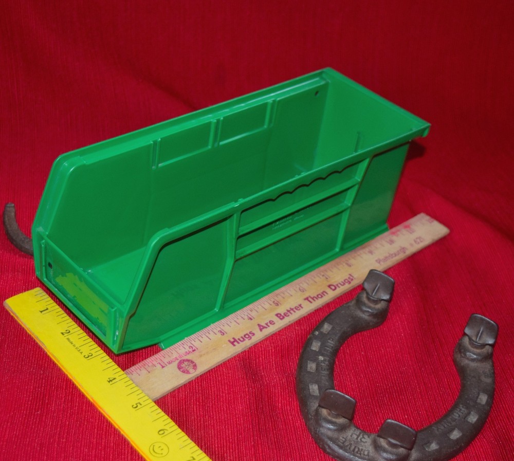 U-Line Long Plastic Stackable Container 11"x4"x4" S-13536 Nut Bolt Hardware Bin