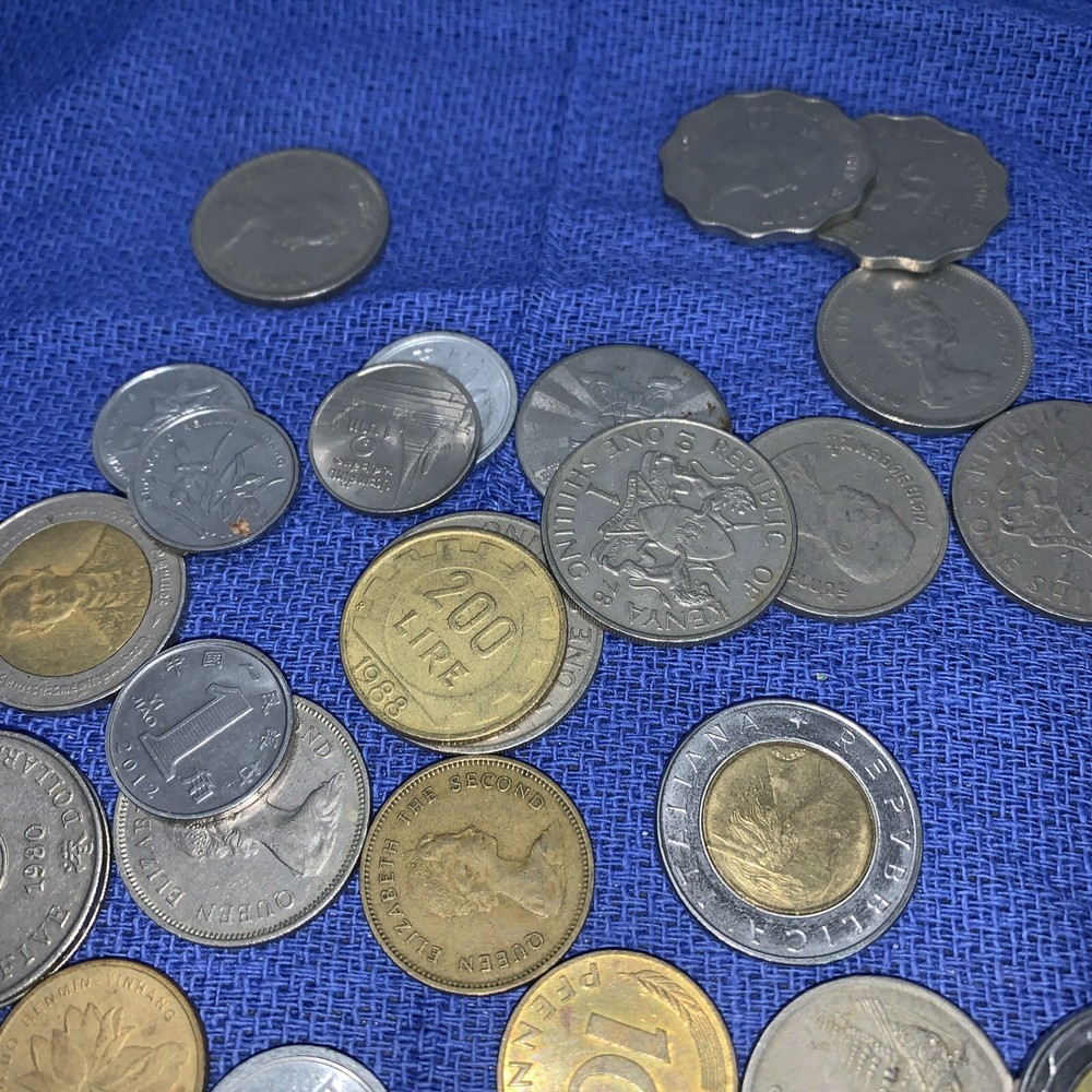 Lot Of 57 Foreign Coins