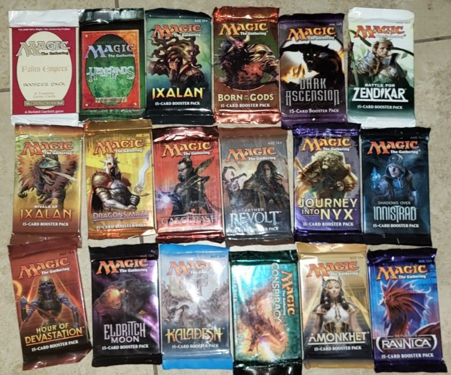 MTG SEALED BOOSTER PACK LOT: RANDOM GRAB: MESSAGE FOR SPECIFCS