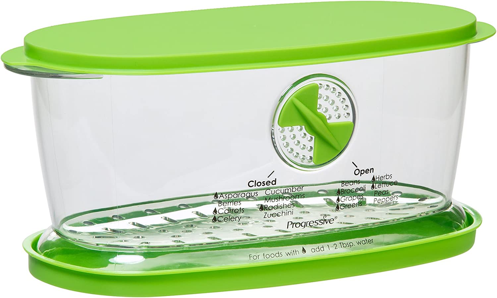 Prepworks by Progressive Fresh Fruit & Vegetable Keeper,Green