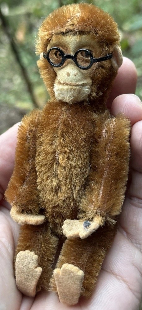Early Schuco Jointed Monkey 5” Schuco Yes No Monkey Schuco Monkey Fantastic Mint