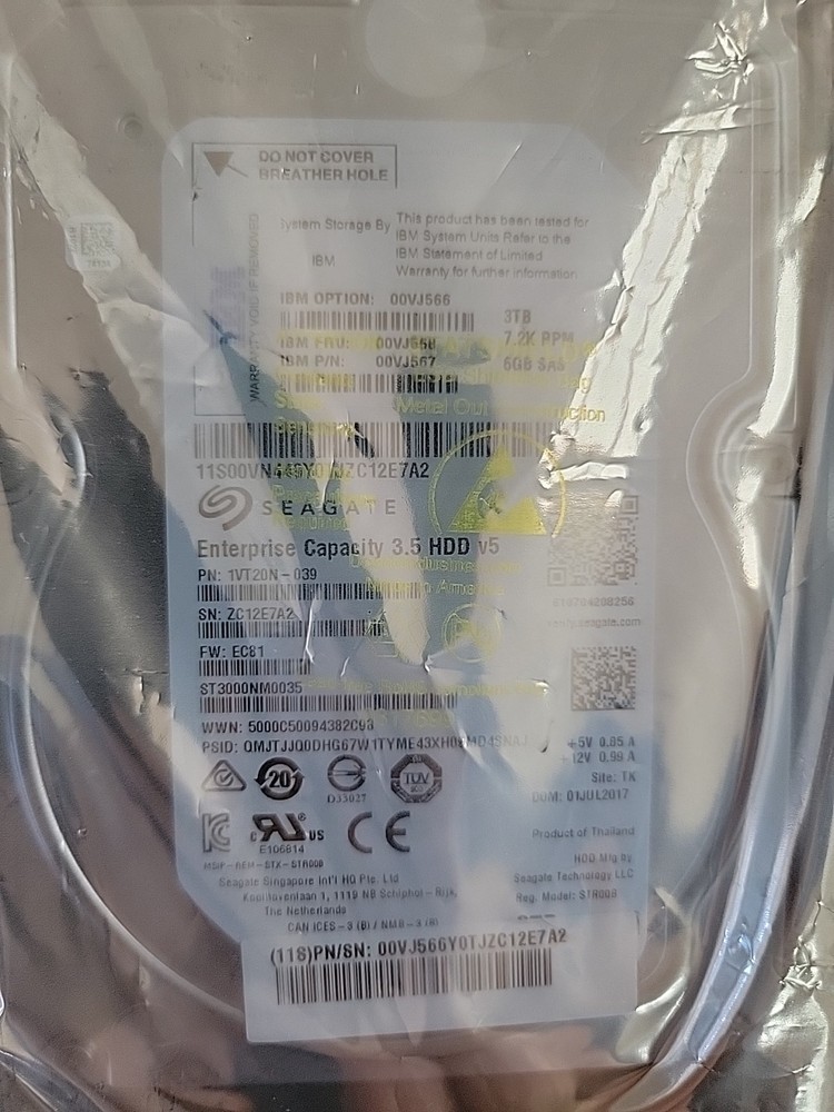 4 New Harddrive Storage 3 Ibm 1 Seagate