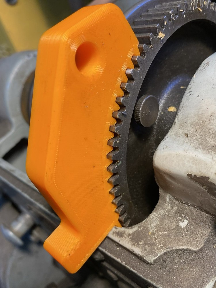 Logan 200 - Lathe Spindle Lock Wedge Stop - Remove & Install Chuck