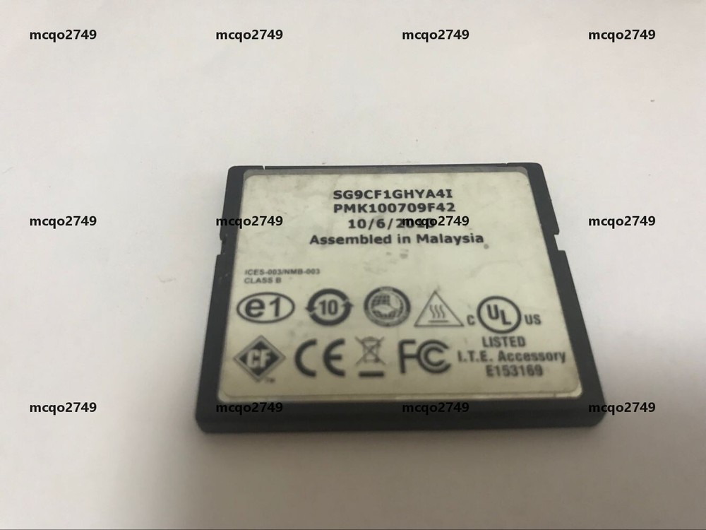 SMART 1GB INDUSTRIAL Modularr technologies Compact Flash Card CF card