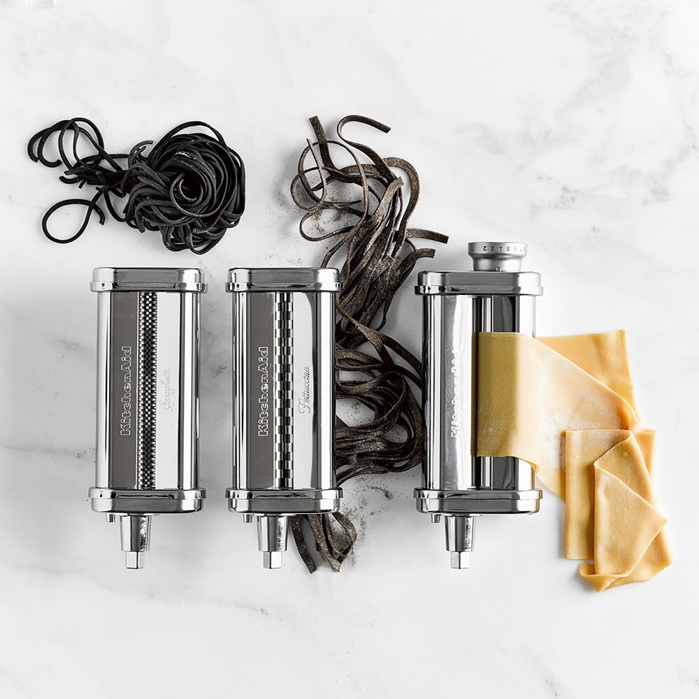 New KitchenAid 3-Piece Pasta Roller & Cutter Set