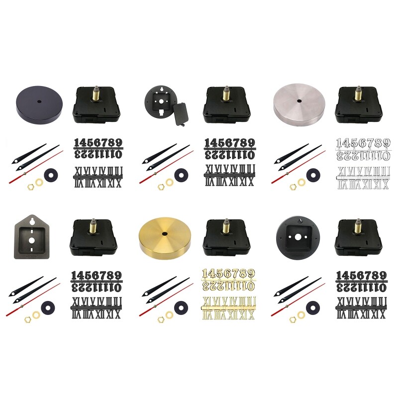 Quartz Alarm Clock Movement Mechanism DIY Replacement Part Set for Handmade