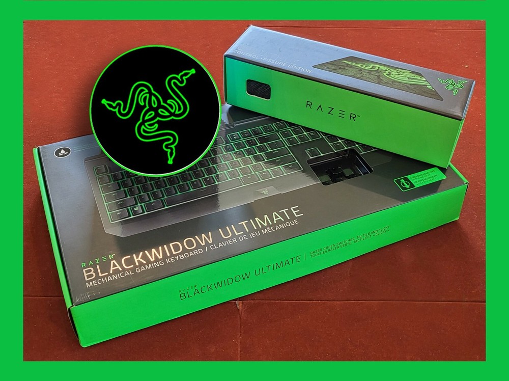 RAZER Keyboard +Goliathus pad, Blackwidow Ultimate