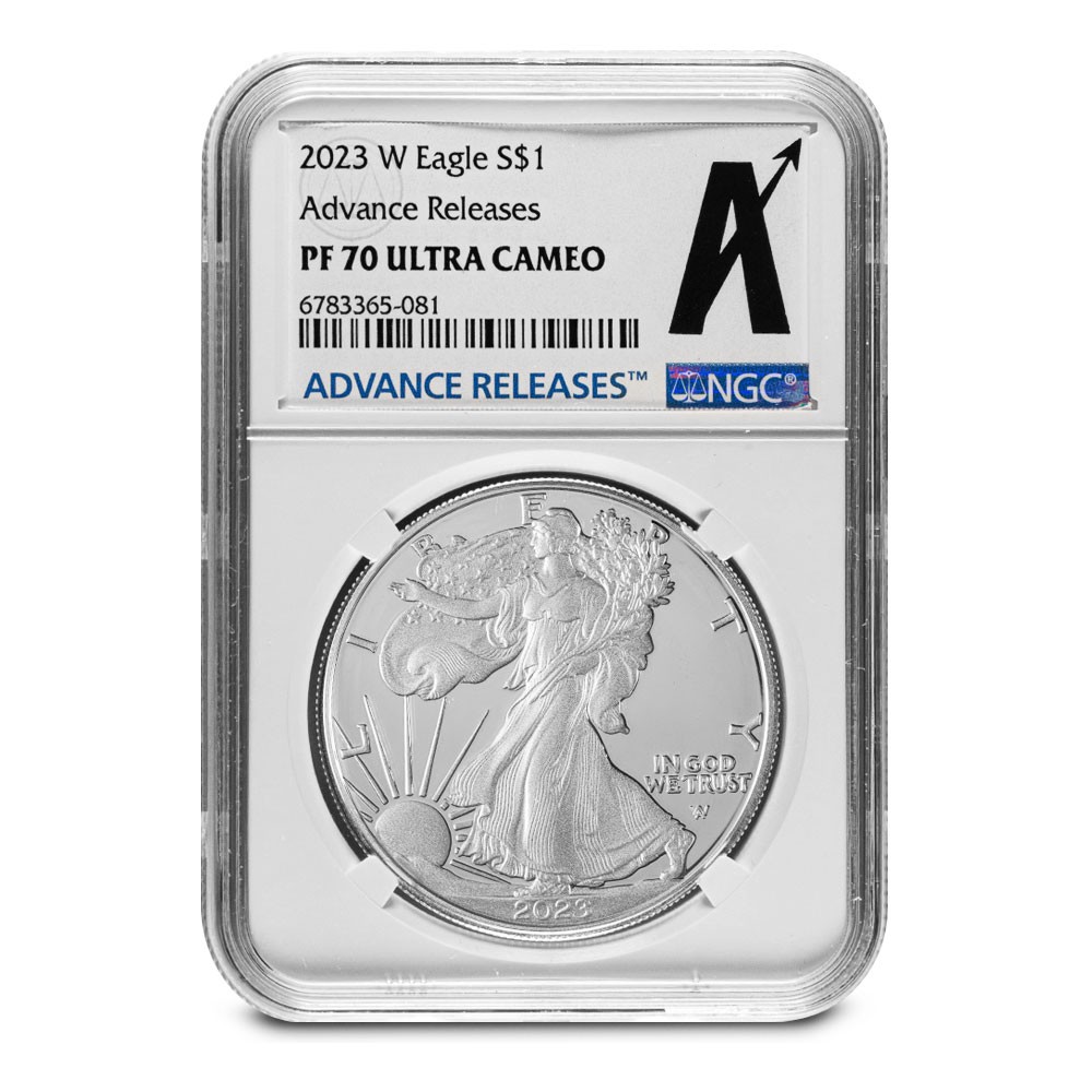 2023-W 1 oz Proof American Silver Eagle NGC PF70 UCAM Advanced Release