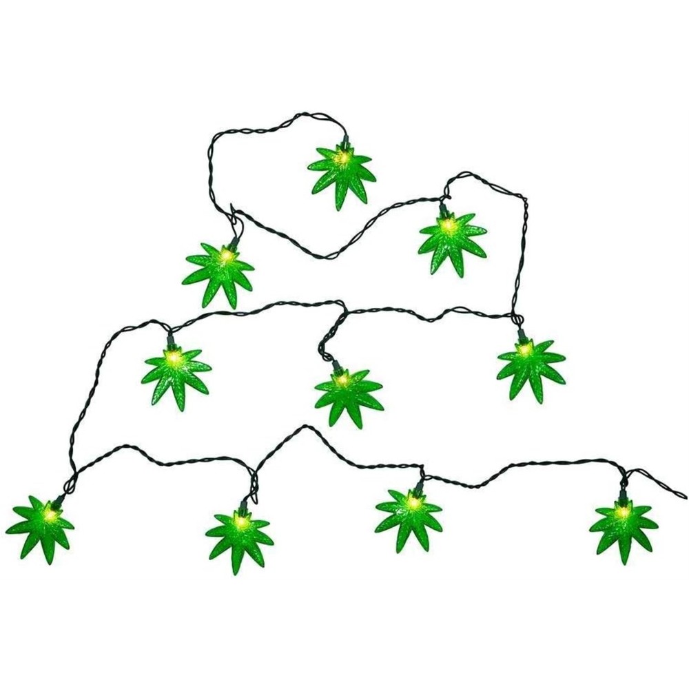 Cannabis Light String Set of 10 Lights UL4330