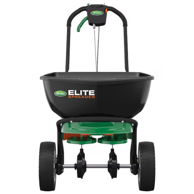 Scotts Elite Spreader Broadcast Spreader 80-lb Capacity Compatible