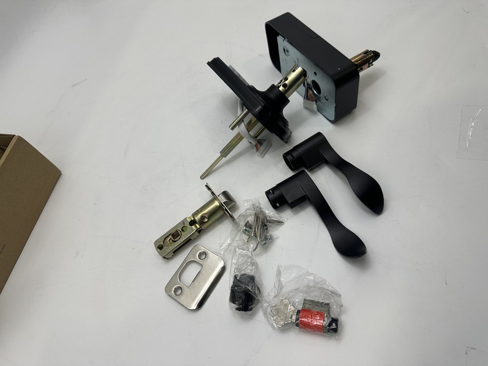 HUTOOLS ELECTRONIC KEYPAD LEVER DOOR LOCK KS04 - BLACK