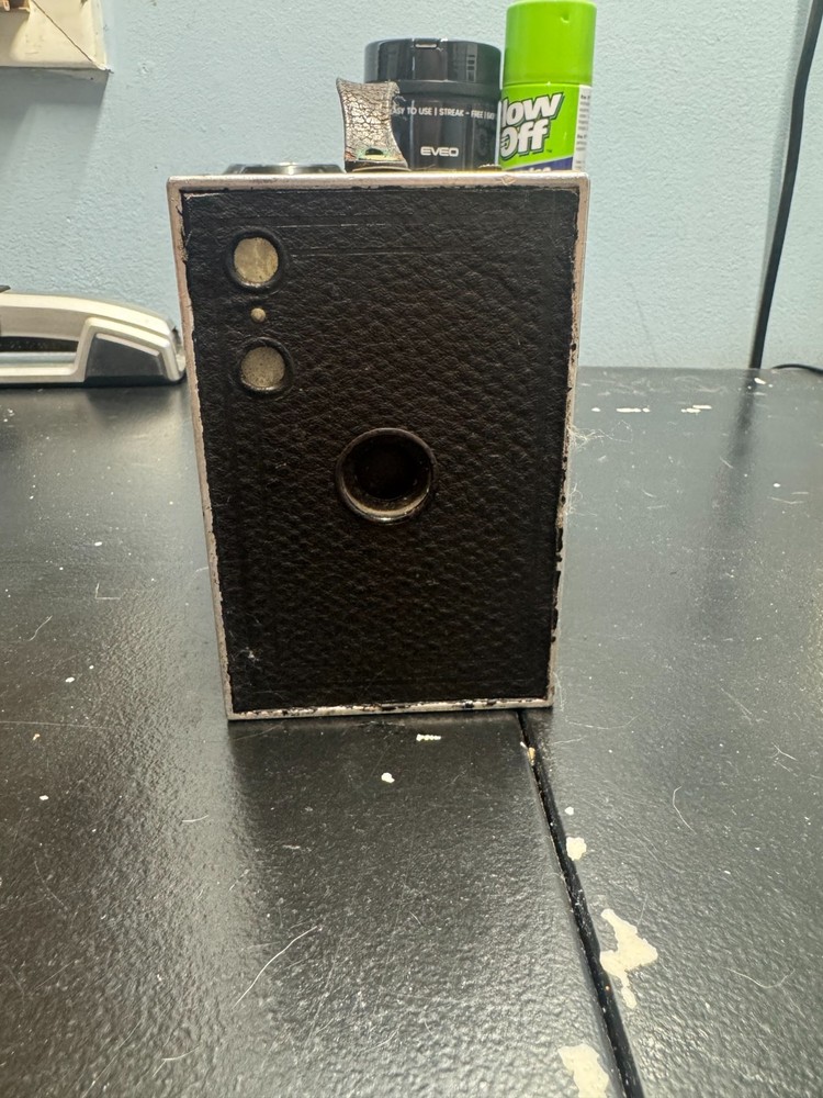 Kodak No.2 A Brownie Model C Early Box Camera Brown