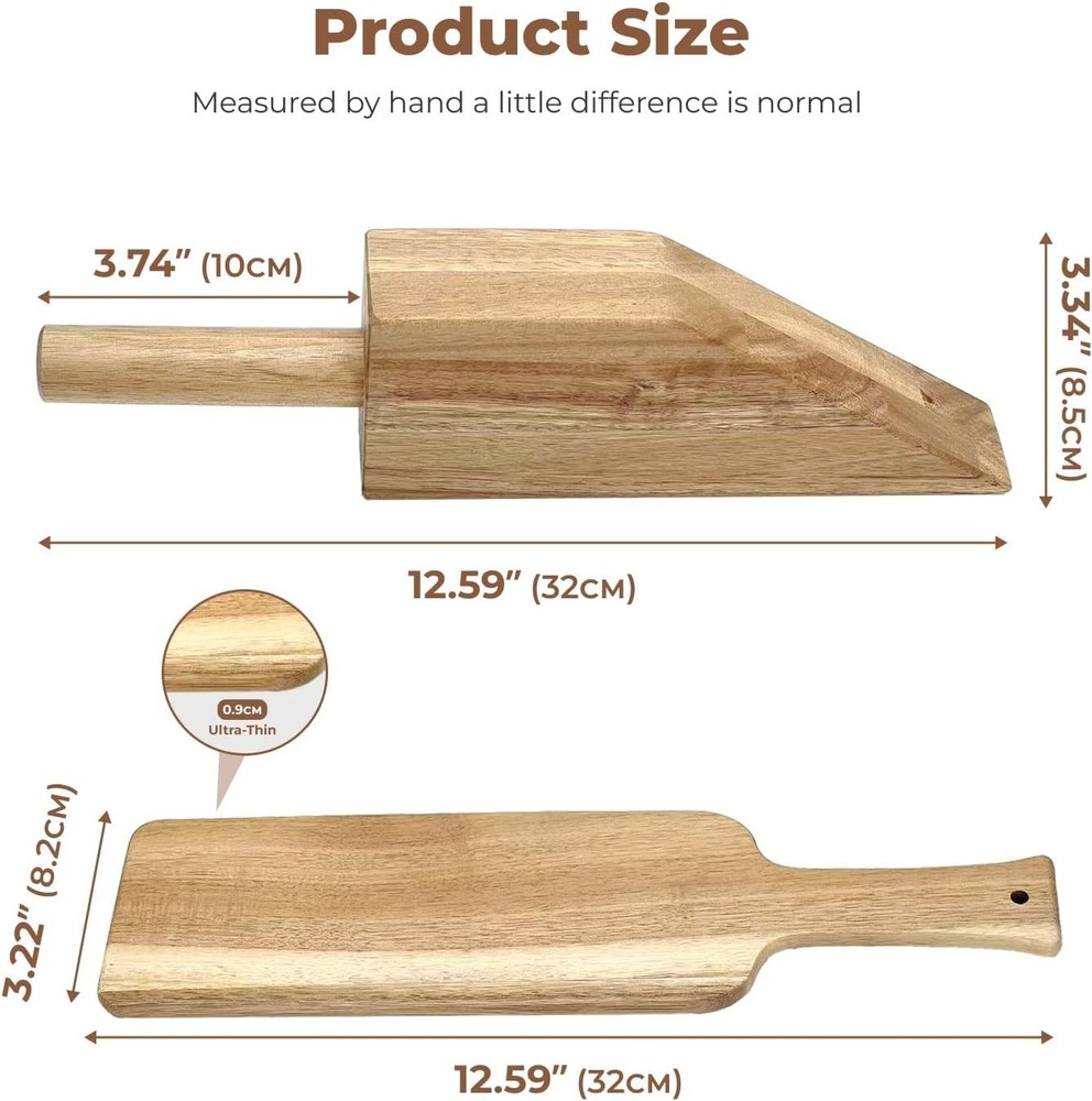 Ergonomic Acacia Bed Maker Set for Effortless Sheet Changes - Ideal for Seniors