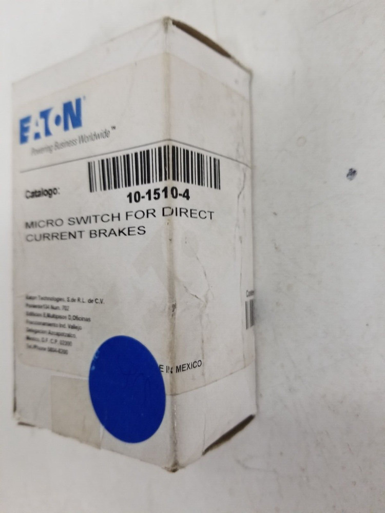 Eaton 10-1510-4 Micro-Switch for Direct Current Brakes