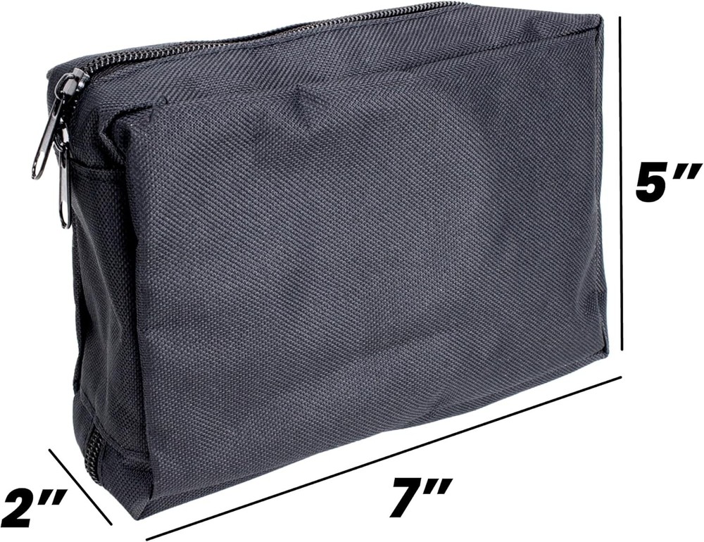 Travel Carrying Case, Portable First Aid Organizer, Multi-use, 2 Pouches