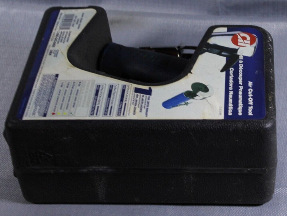 CAMPBELL HAUSFELD AIR CUT OFF TOOL, With Case, 2 Wheels, Tools