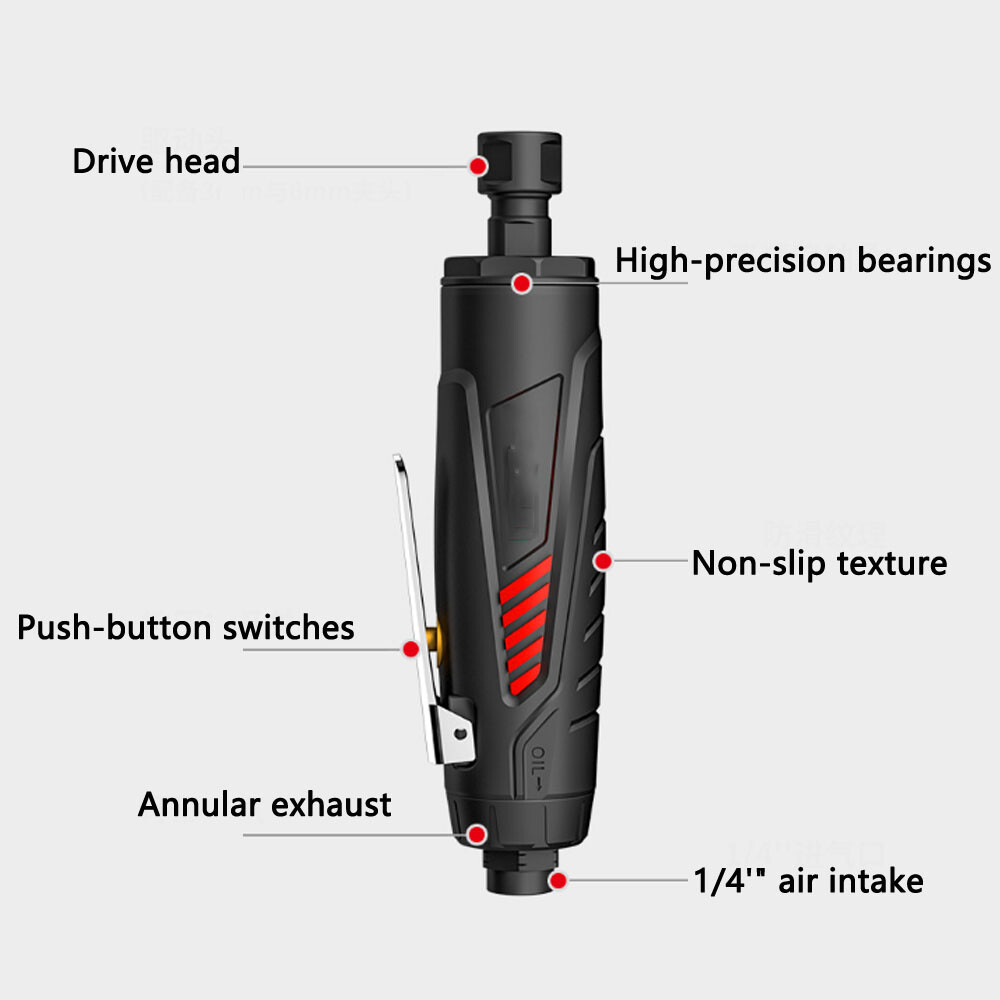Pneumatic Engraving Machine Small Handheld Grinder Sanding Polishing DIY Tools