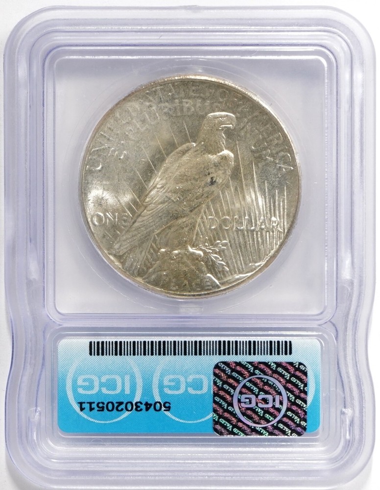 1926 (P) Peace Dollar ICG MS-65