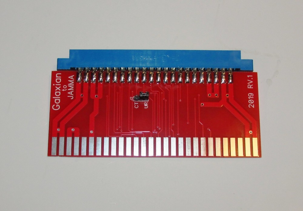 Galaxian Arcade PCB Board to JAMMA cabinet adapter