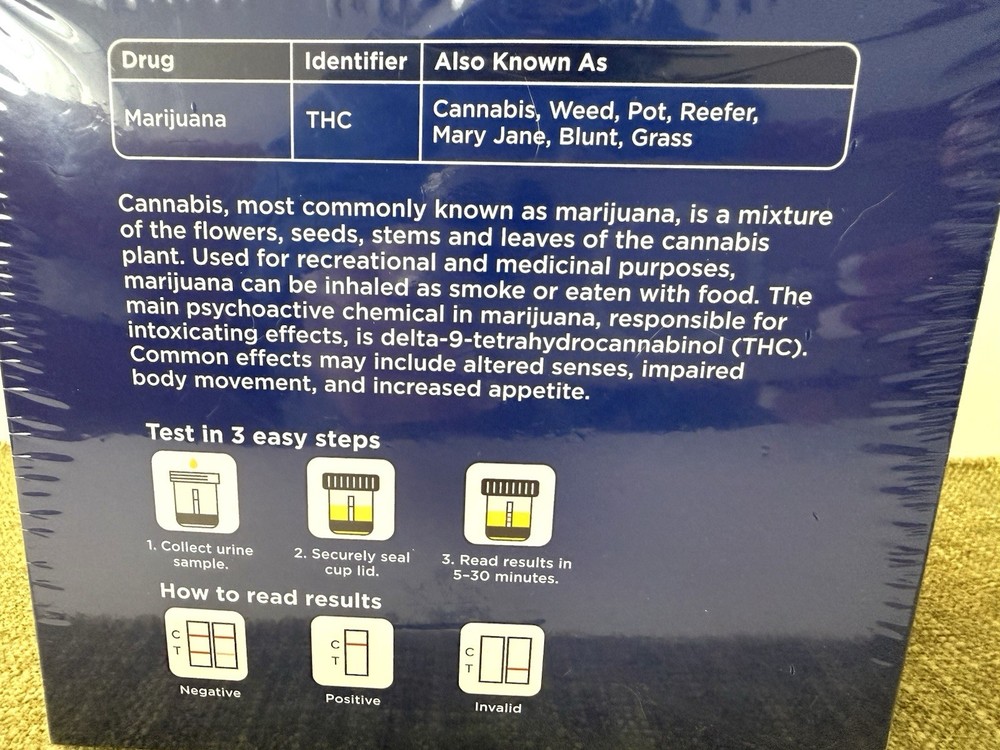 2 PACK! At Home THC Test Kit exp 4/30/27 Walgreens