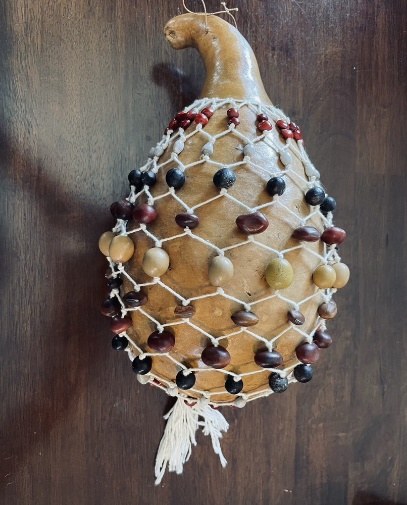 VTG Handmade Musical Gourd Shakere