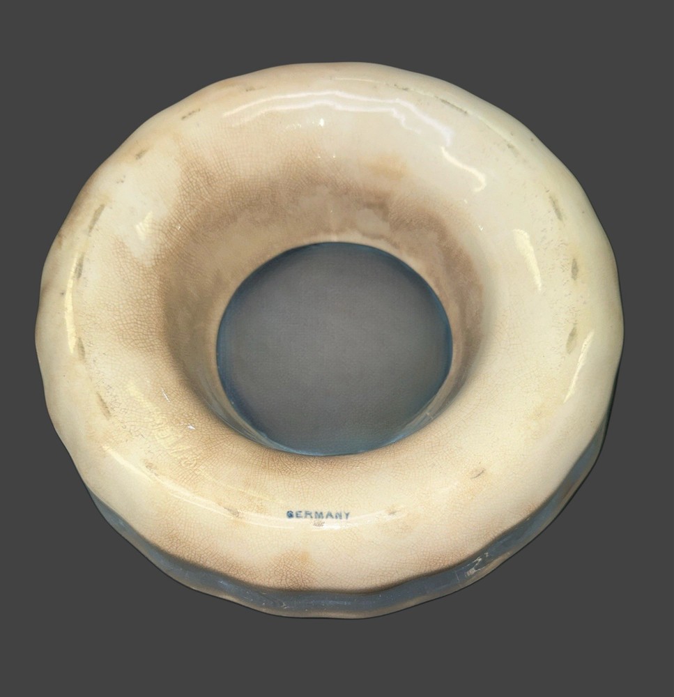Vintage German Ceramic Food Mold Ring