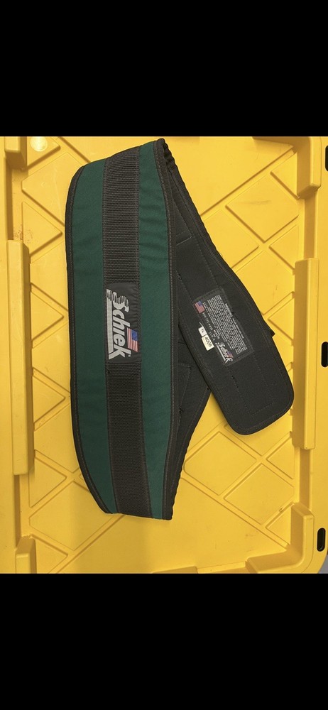 Schiek Weightlifting Belt Support Green