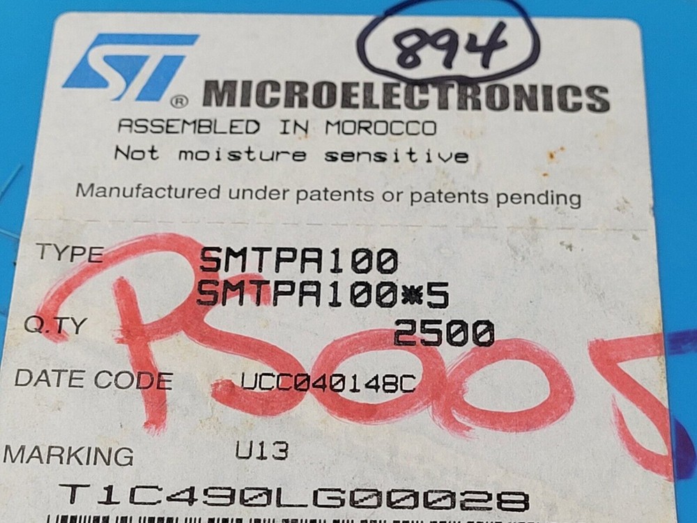 (10 PCS) SMTPA100 STMICRO THYRISTOR 100V 150A DO214AA