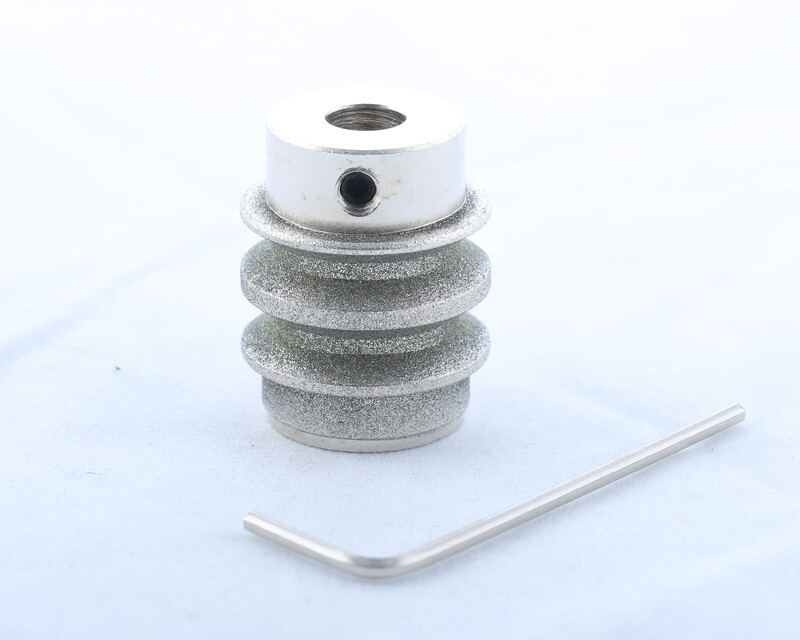 3/4" Stained Glass Diamond Grinder Ripple Head Bit