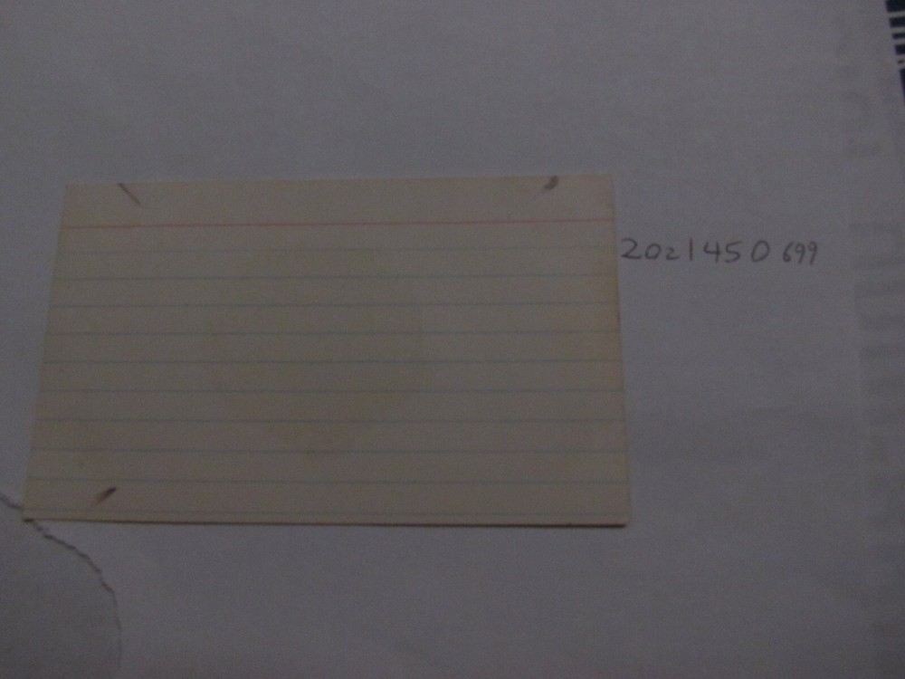 Al Severinsen Signed Index Card JSA AUCTION CERTIFIED