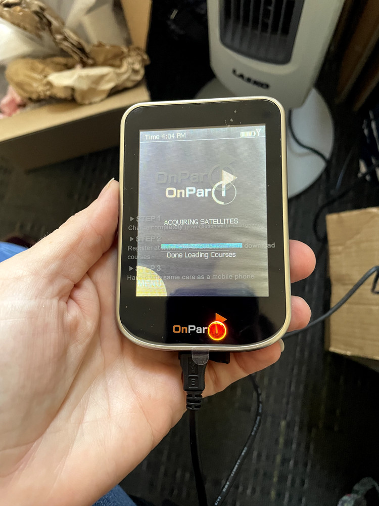 OnPar Touchscreen GPS Rangefinder, New Open Box, Tested