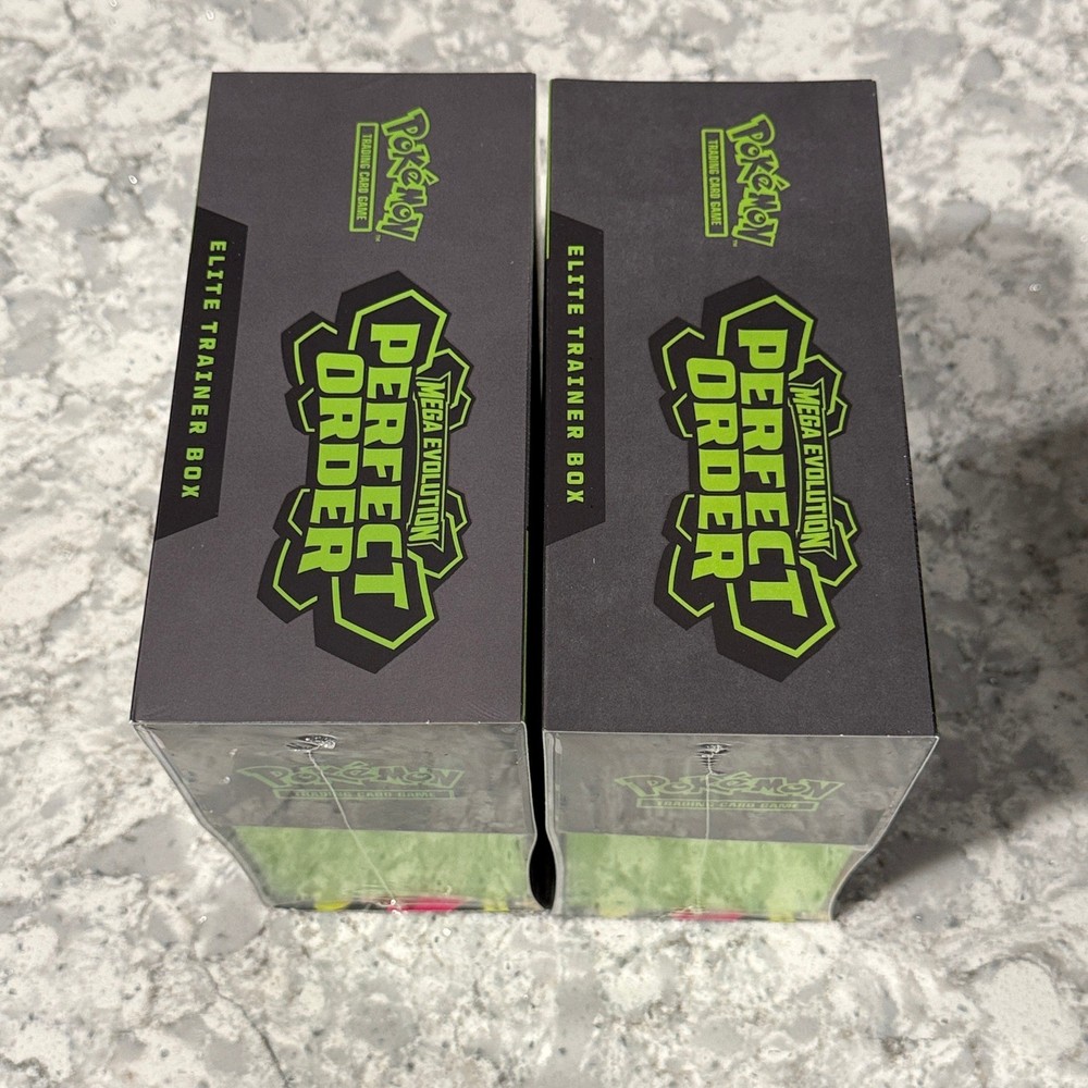 Pokemon Mega Evolution Perfect Order Elite Trainer Box Zygarde (2 Pack) - SEALED