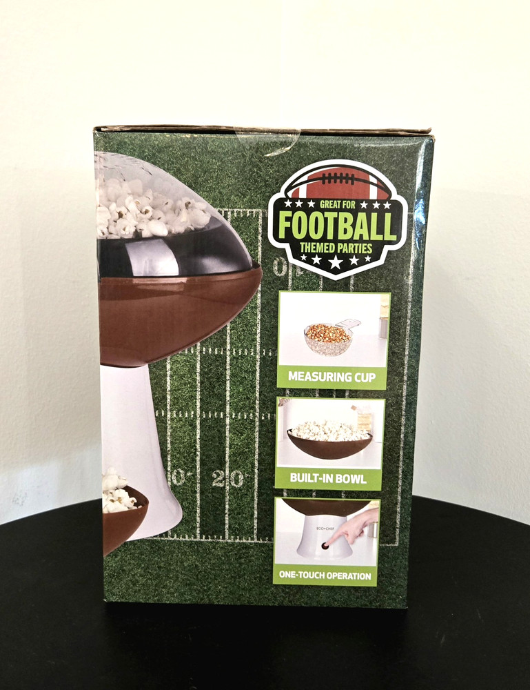 Eco+Chef Football Shaped Popcorn Maker