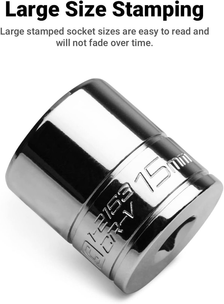 1/4-Inch 12-Point Socket | Chrome Vanadium, MaxChrome Finish