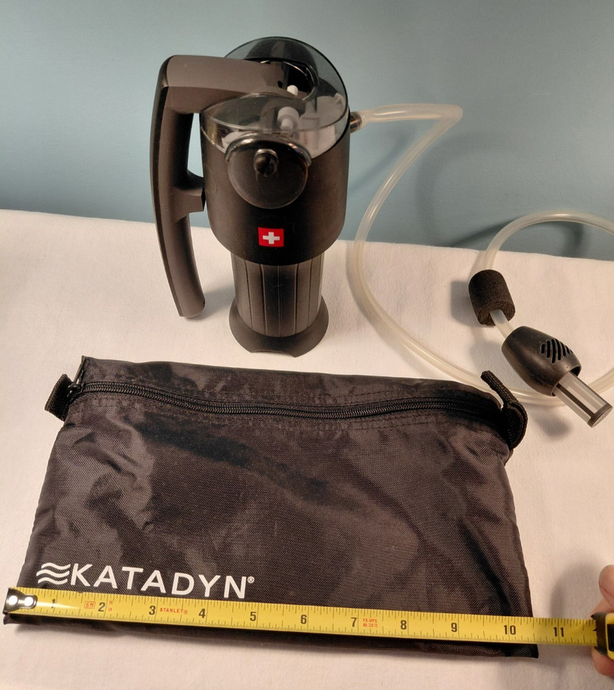 Katadyn Water Filter Pump with Carrying Case – Camping & Backpacking
