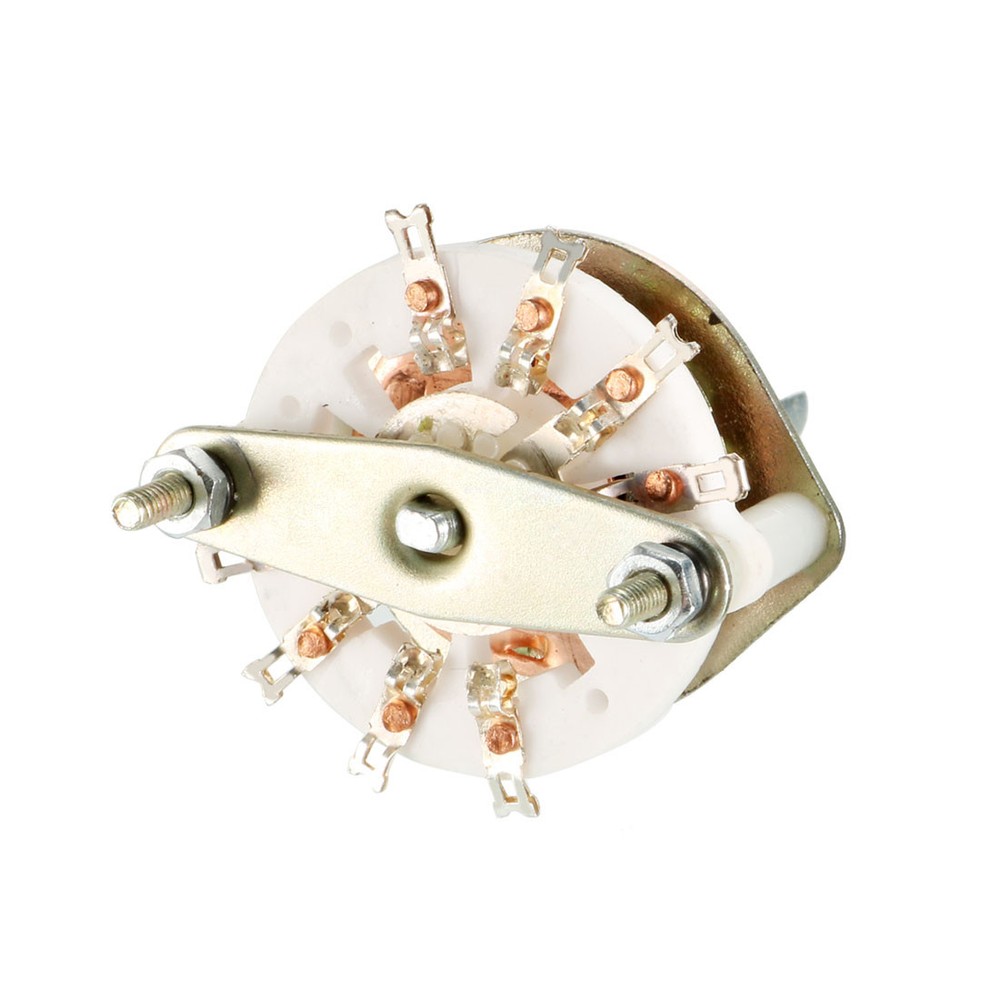 2P3T 2Pole 3Position Selectable 1 Deck Band Channel Rotary Switch Selector 8Pin