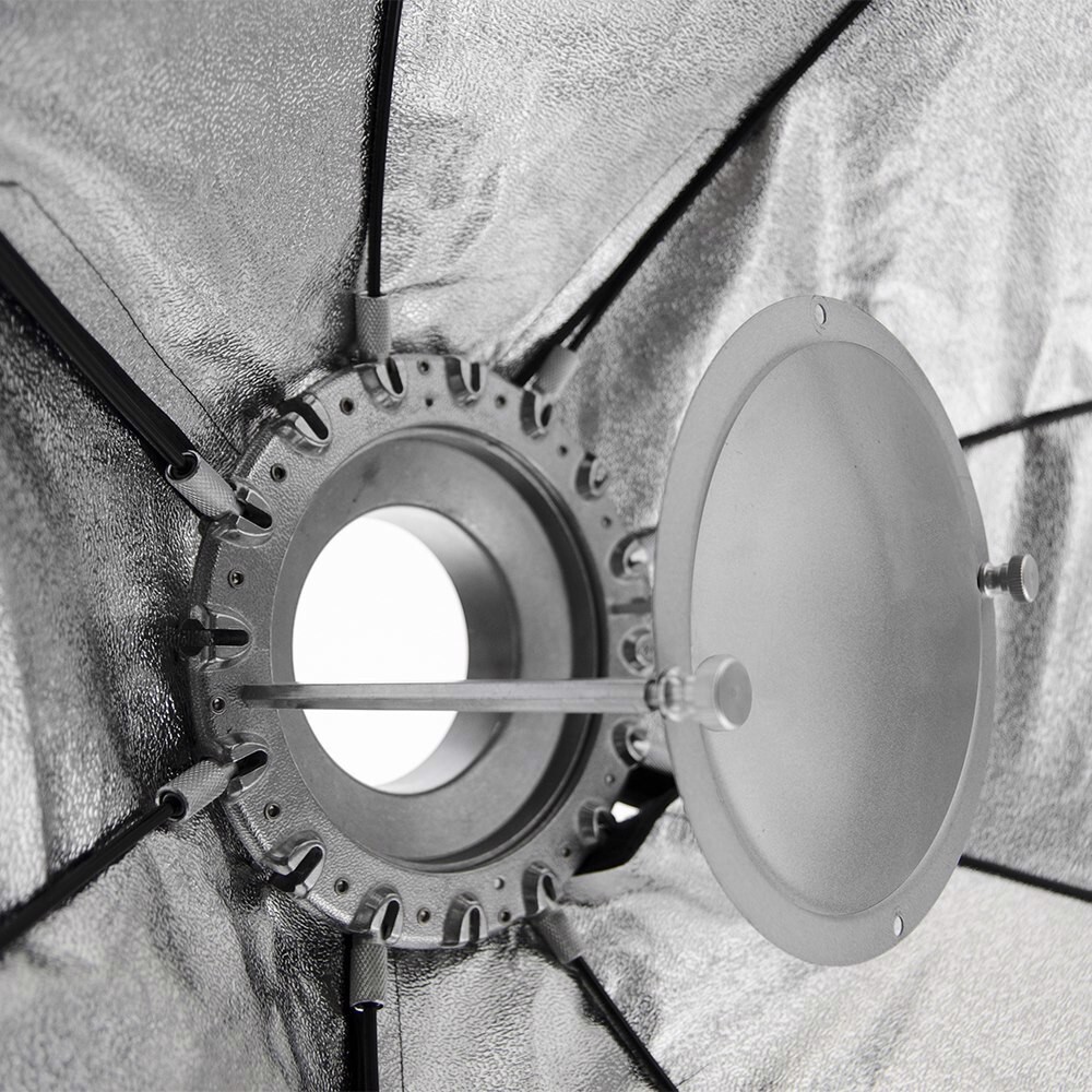 Savage ModMaster Collapsible Speedlight Beauty Dish Softbox Diffuser w/ Adapter