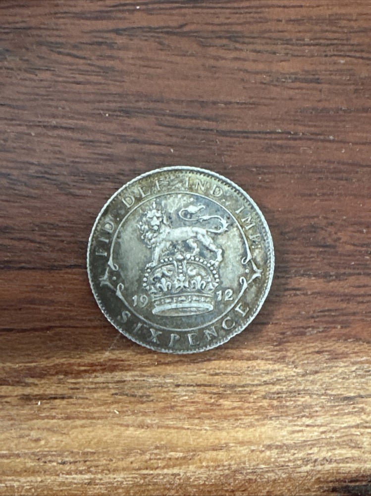 1912 Great Britain 6 Pence TJ