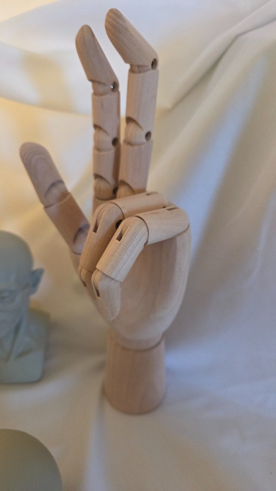 Mini Drawing Aid Model Set -- Hands, Head, and Skull