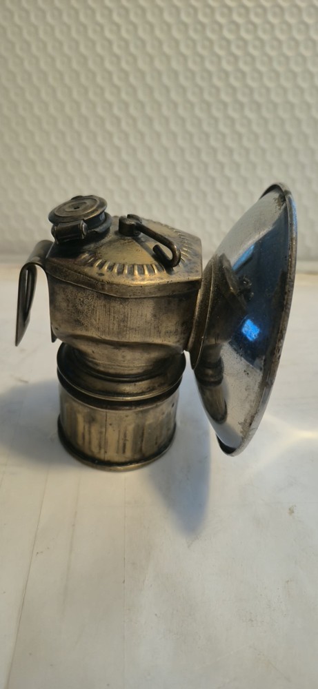 Vintage Justrite Carbide Miners Lamp