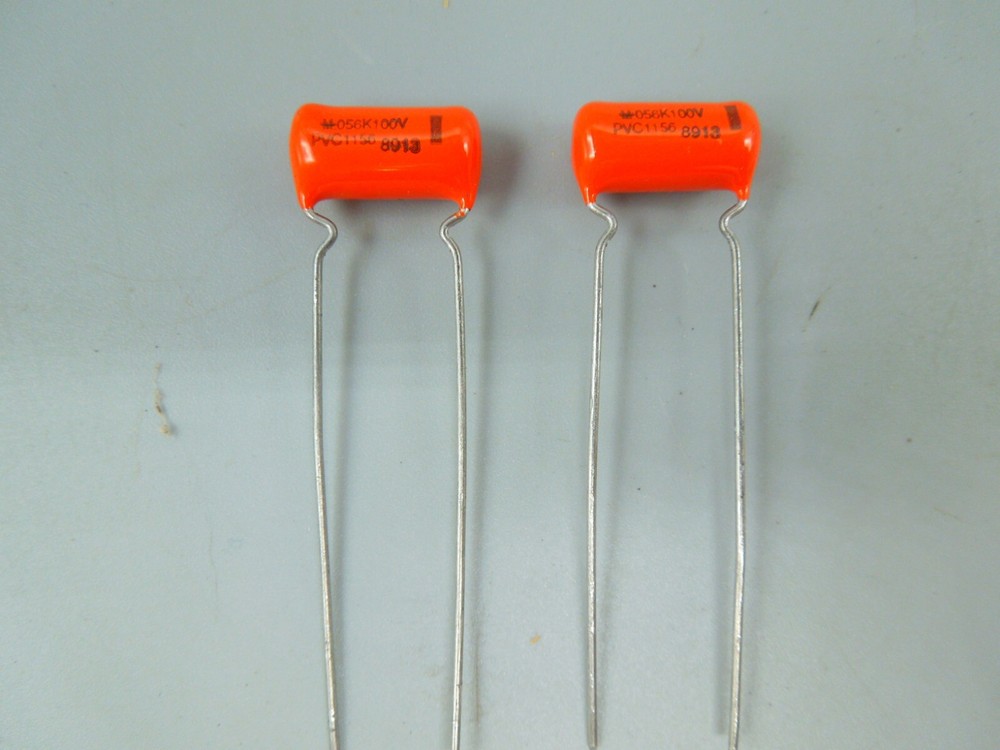 .056 uF 100v ORANGE DROP CAP  (QTY 2)