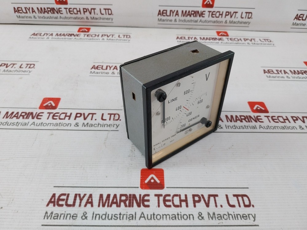 SACI 440V Double Analog Voltmeter 0-700V