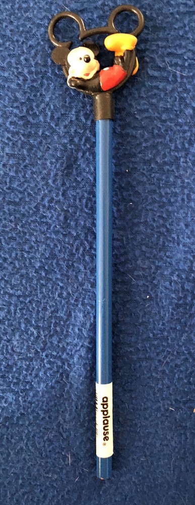 Vintage Applause Mickey Mouse Pencil With Topper