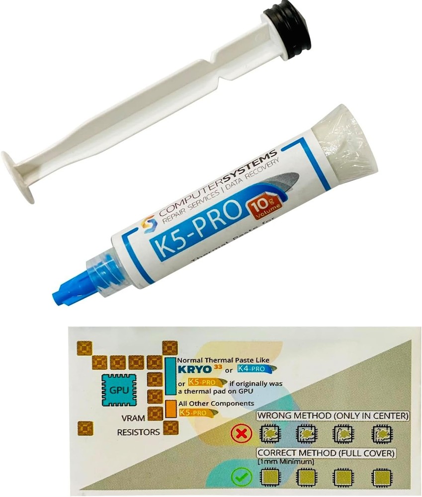 K5 PRO 10g Syringe Viscous Thermal Paste for Pad Replacement Liquid...