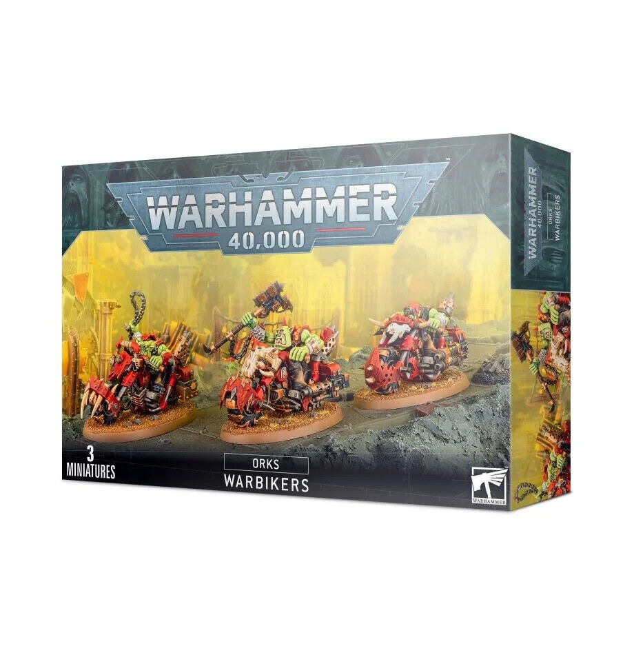 Orks Warbiker Mob - Warhammer 40k - Brand New! 50-07